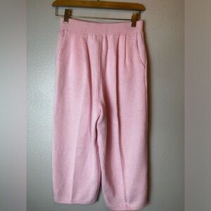 Vintage St John By Marie Grey Santana Knit Pleat Front Pull On cropped Pants 2